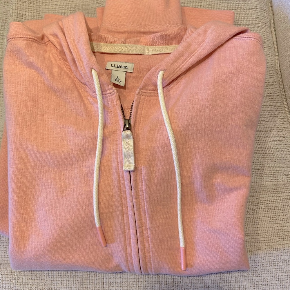 LL Bean Women’s Organic Cotton Zip Up Sweatshirt